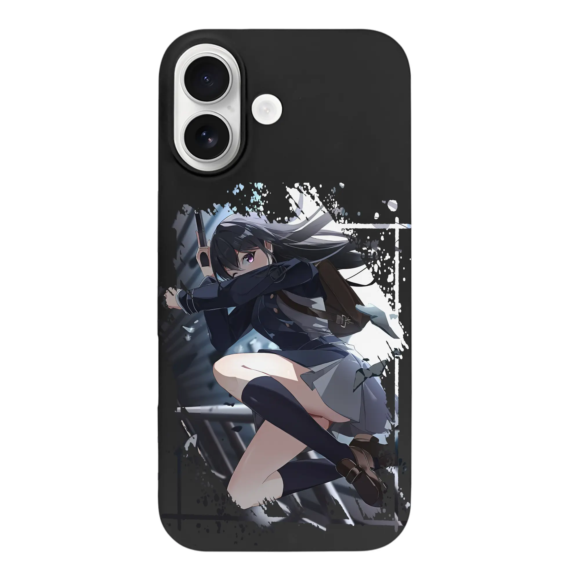 リコリス・リコイル グッズ,井ノ上たきな - iPhone 17 シリーズ シリコンケース 薄型 耐衝撃 指紋防止 ソフトタッチカバー 精密フィット 傷防止 保護ケース iPhone 17/17 Air/17 Pro/17 Pro Max 対応